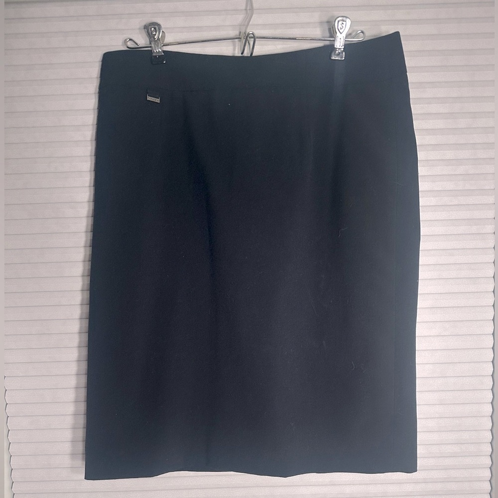 Calvin Klein black pencil skirt